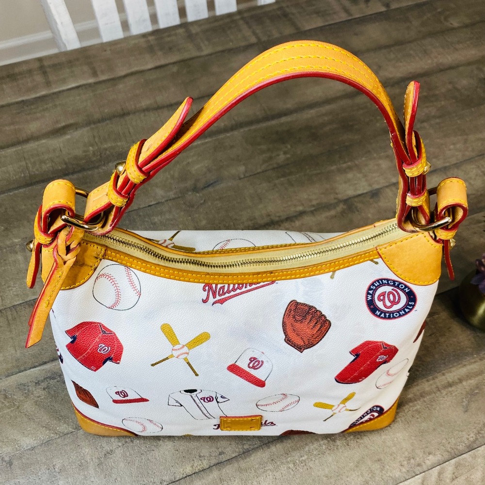 Dooney & Bourke Major League Baseball Washington Nationals Satchel Bag *detail - Picture 7 of 12